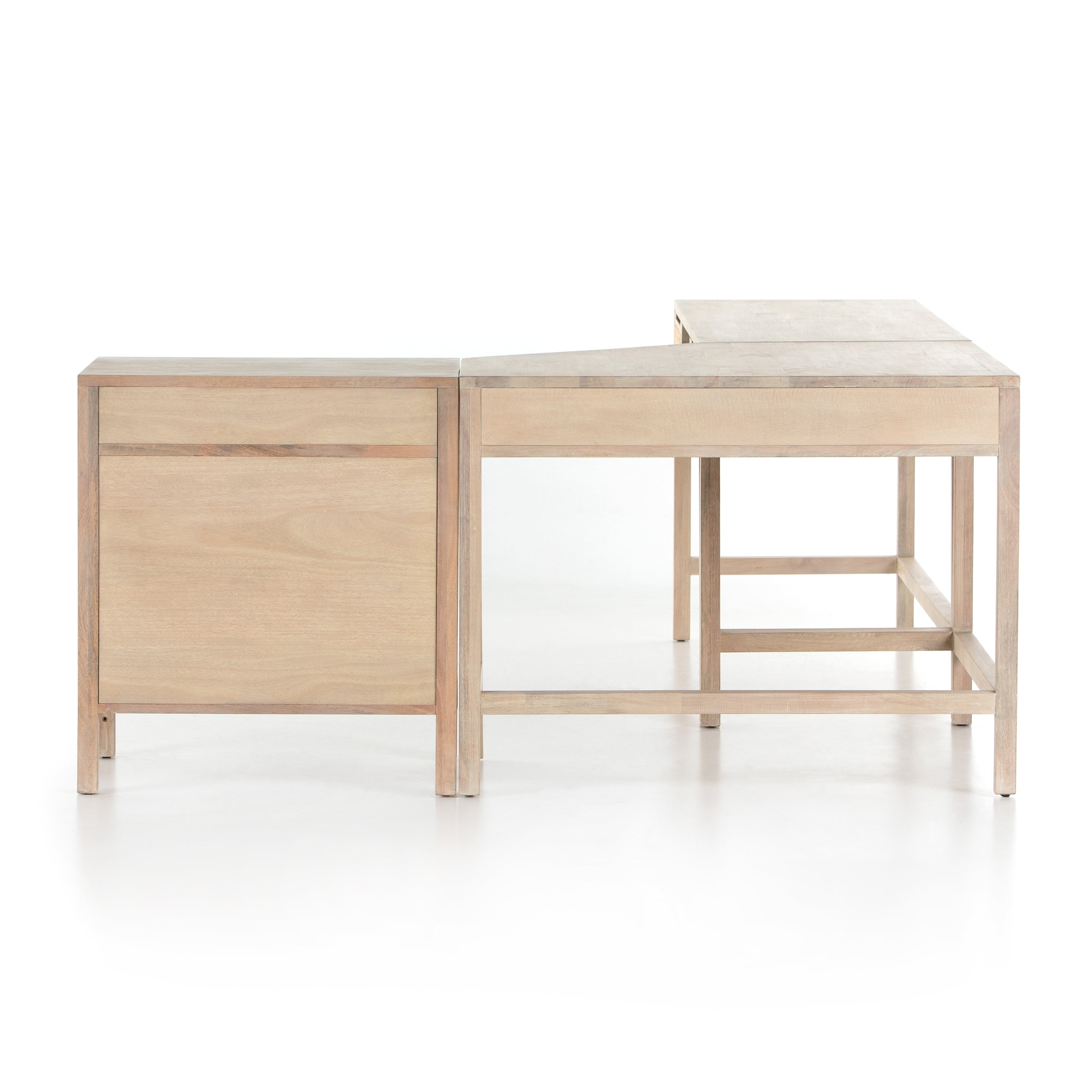 Clarita Desk System W/ Filing Cabinet - StyleMeGHD - Modern Home Decor