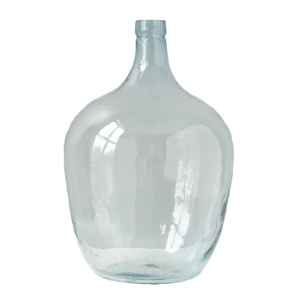 Recycled Glass Demijohn Vases