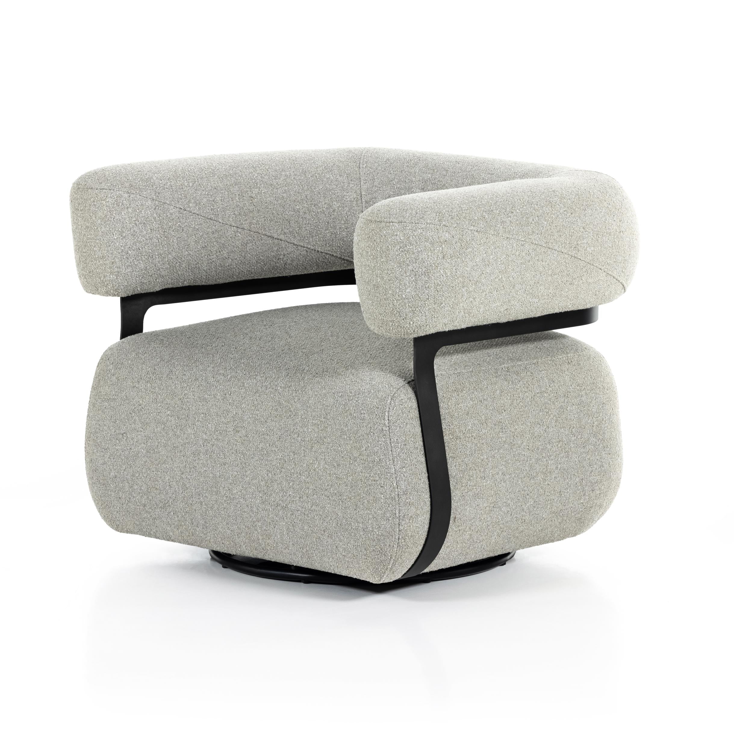 Gareth Swivel Chair - StyleMeGHD - Living Room Chairs