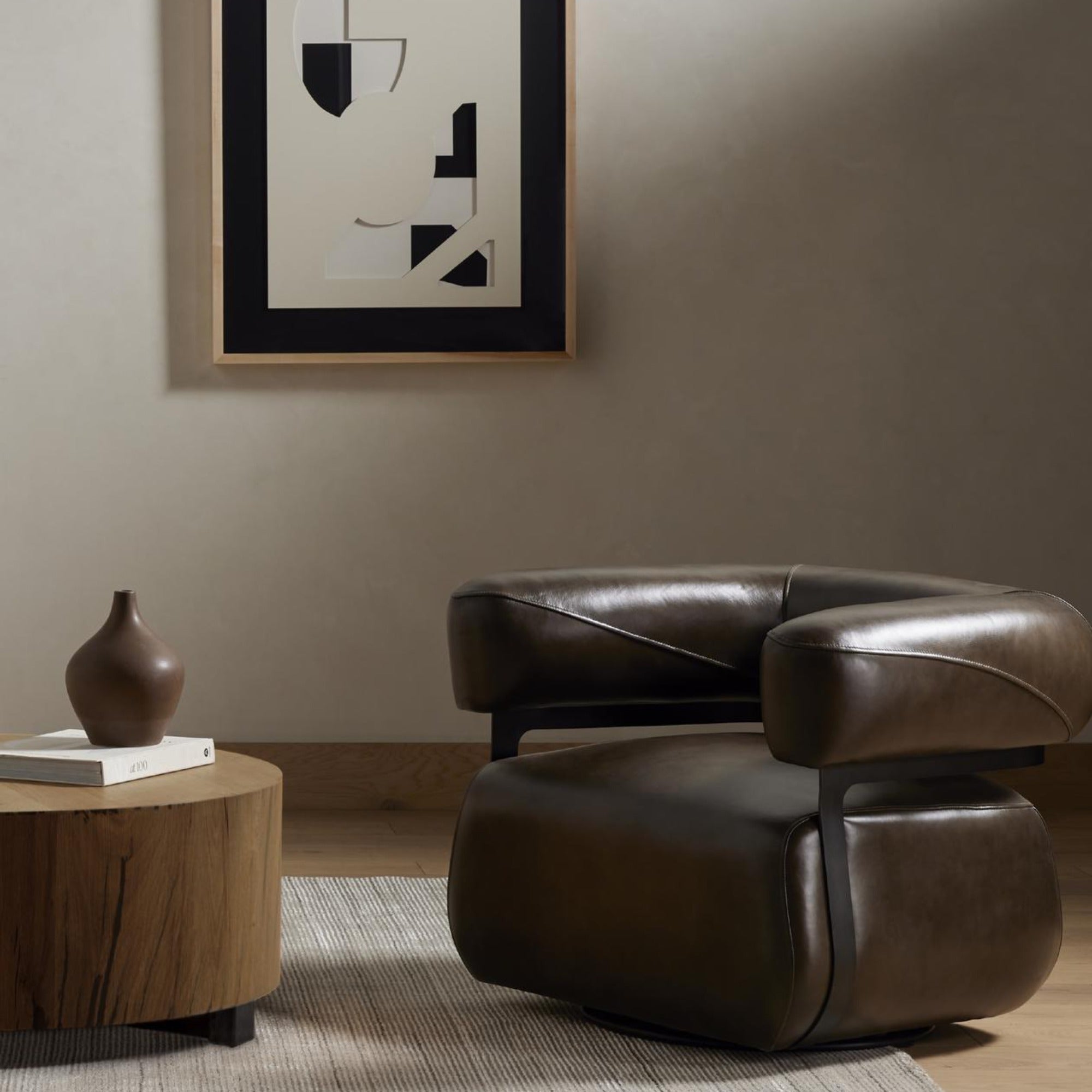 Gareth Swivel Chair - StyleMeGHD - Living Room Chairs