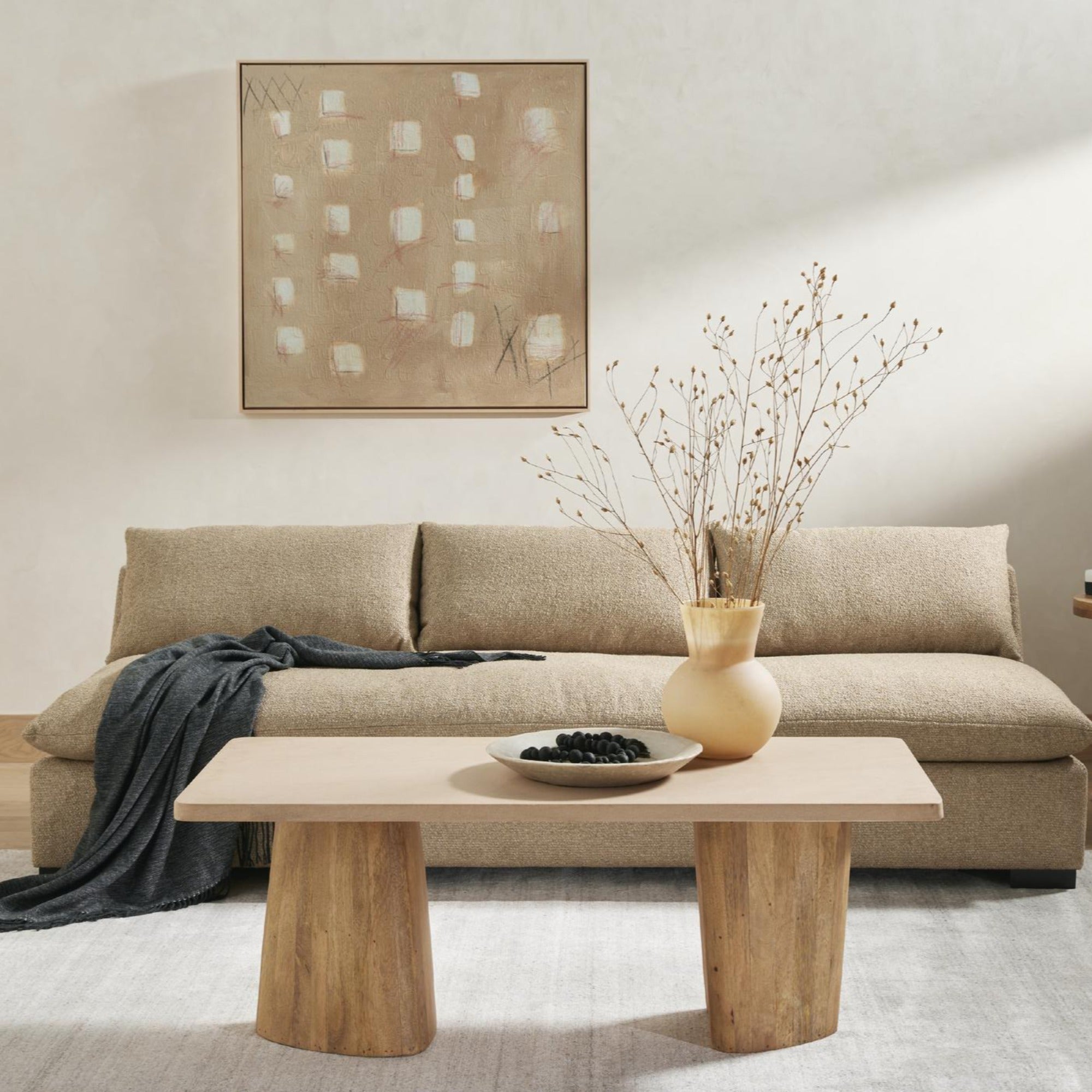 Grant Armless Sofa - StyleMeGHD - Modern Sofa