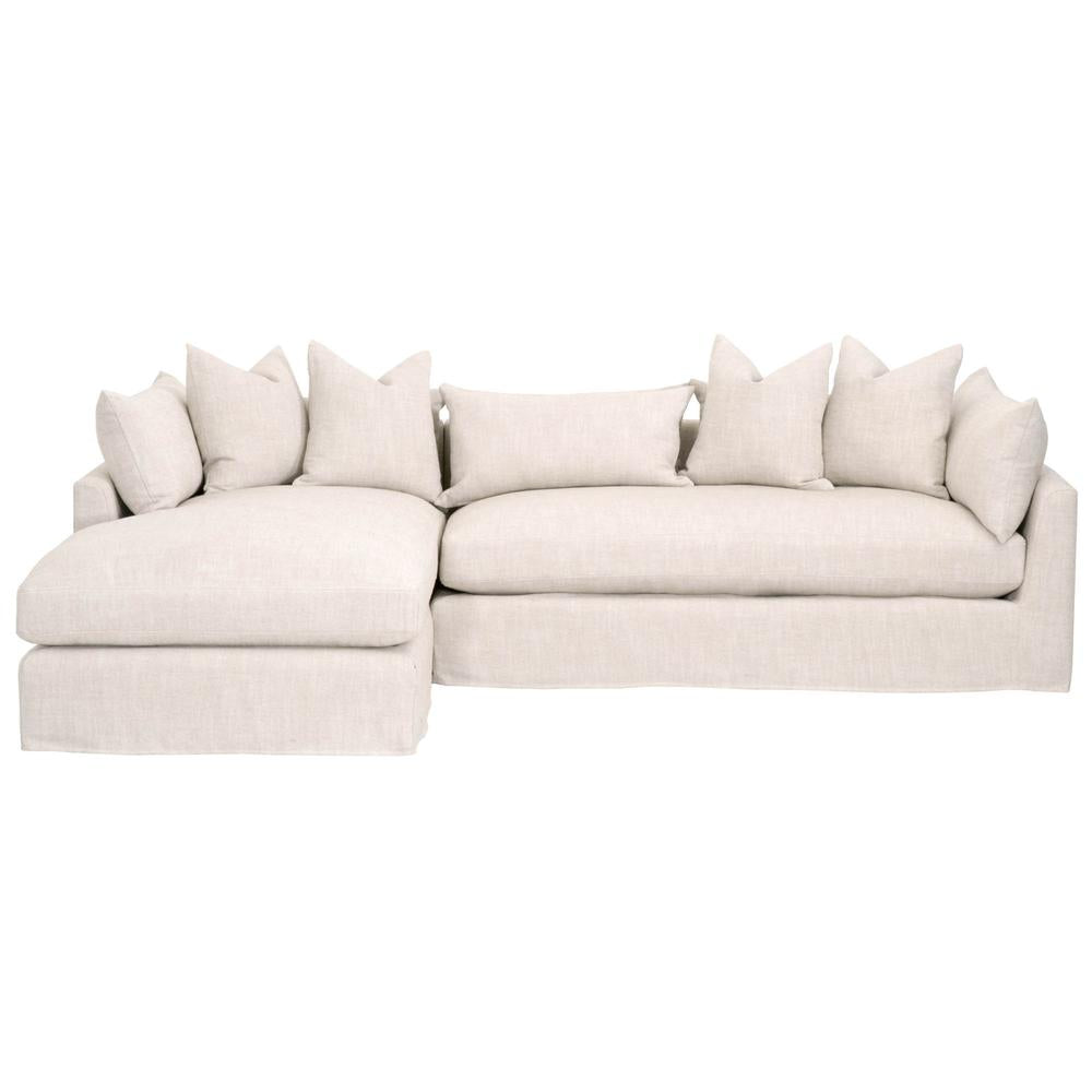 Haven Lounge Slipcover Lf Sectional 110"- StyleMeGHD - Modern Sectional Sofa
