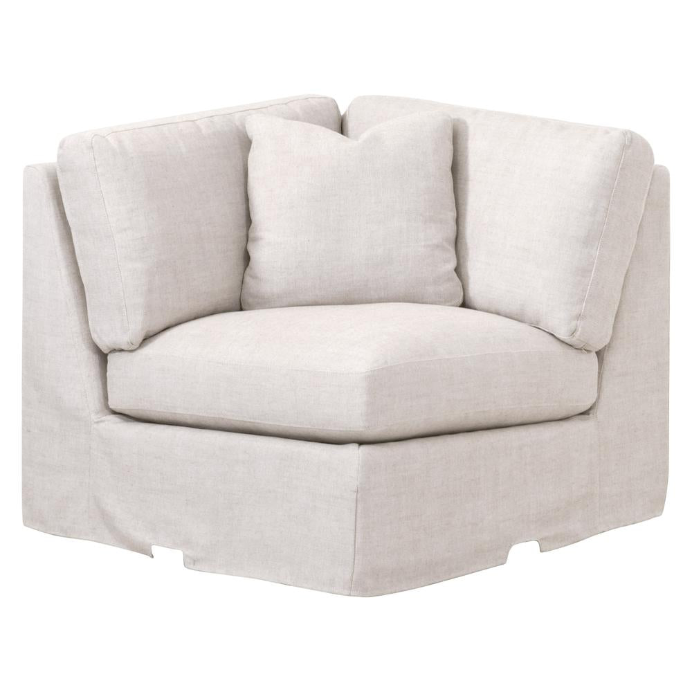 Lena Modular Slope Arm Slipcover Corner Chair- StyleMeGHD - Modern Sectional Sofa