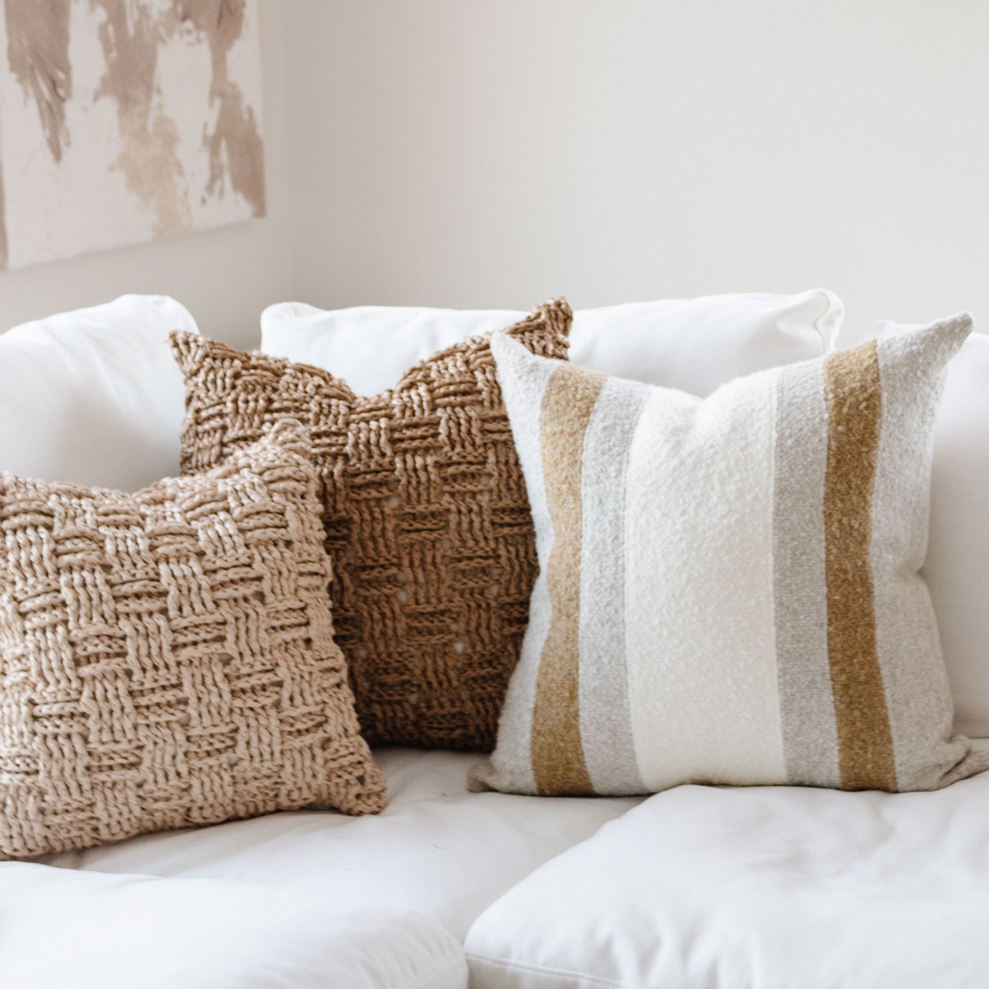 London, Grey and Oyster Pillow - StyleMeGHD - Boho Bedroom Decor