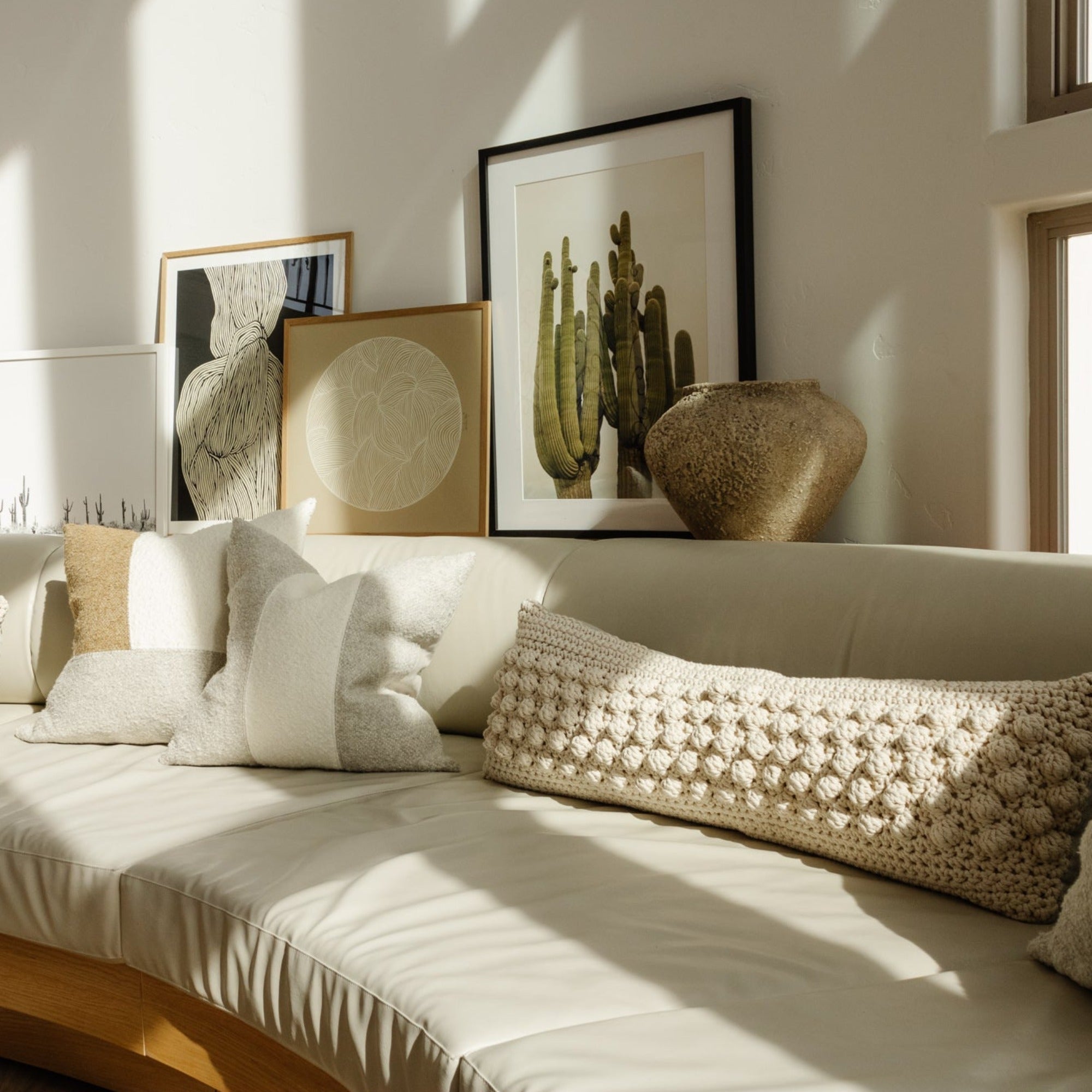 London Two Stripe Pillow - StyleMeGHD - Boho Bedroom Decor