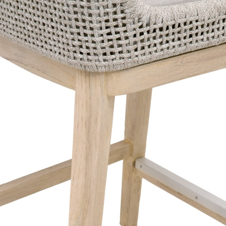 Mesh Outdoor Counter Stool-StyleMeGHD - Woven Bar Stools With Backs