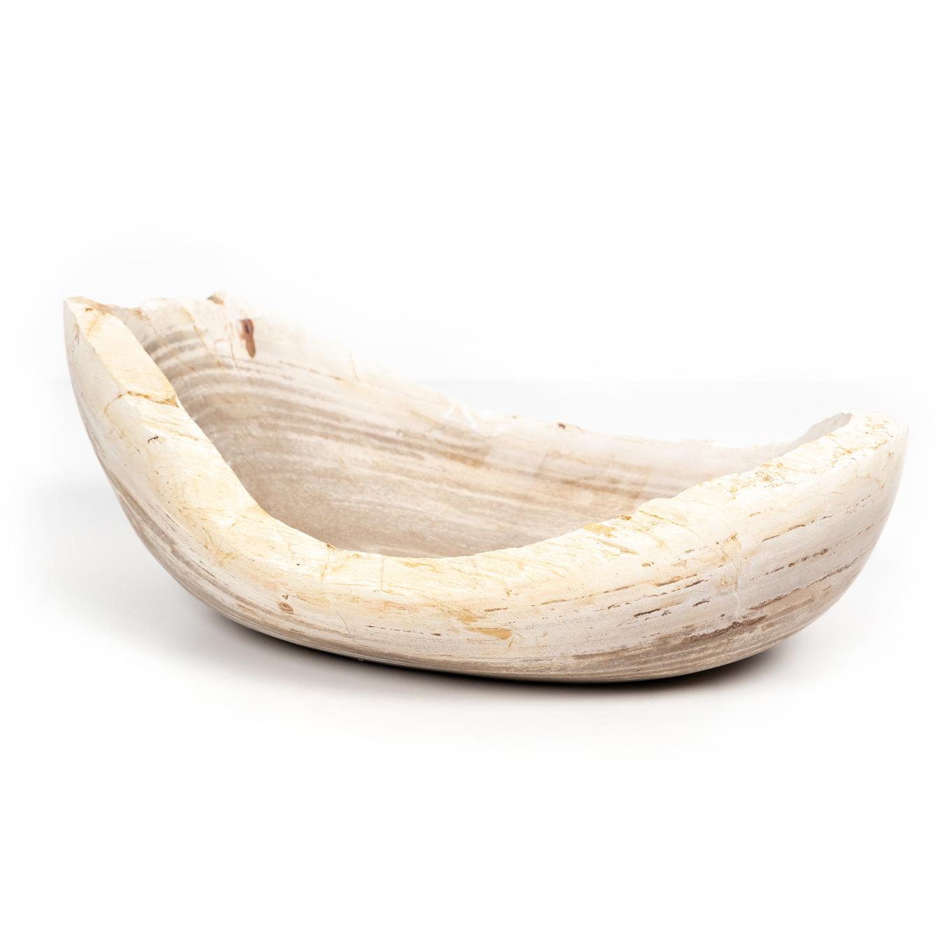 Oval Petrified Wood Bowl - StyleMeGHD - Wooden Home Decor