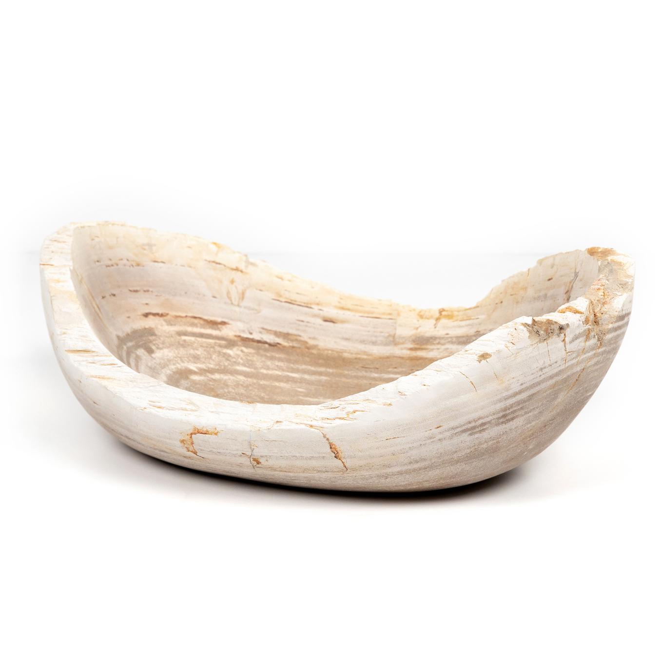 Oval Petrified Wood Bowl - StyleMeGHD - Wooden Home Decor