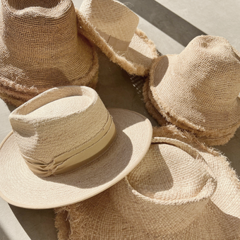 Raffia Straw Wide Brim Hat - StyleMeGHD - Beach Accessories