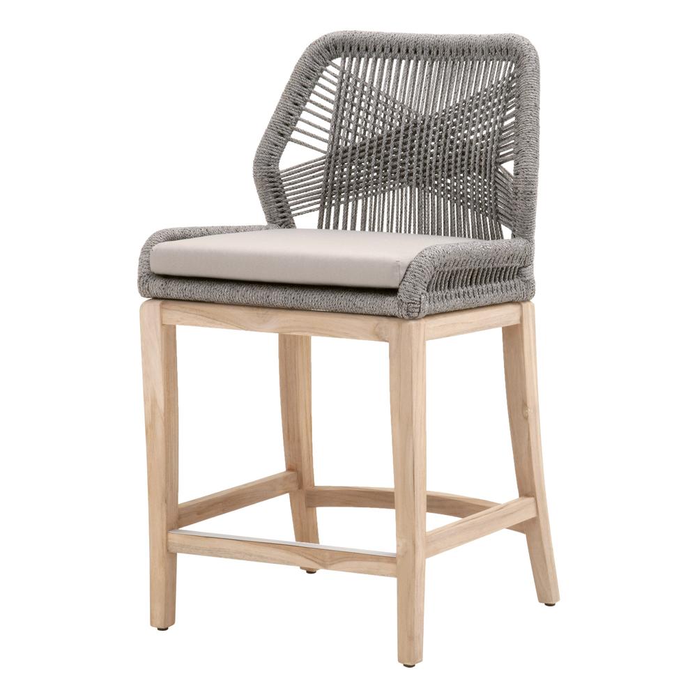 Rope Me In Outdoor Bar + Counter Stool - Stools For Kitchen Island
