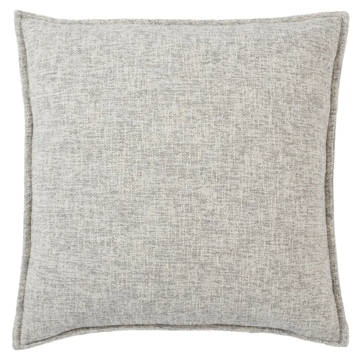 Tanzy Pillow - Silver and Cream