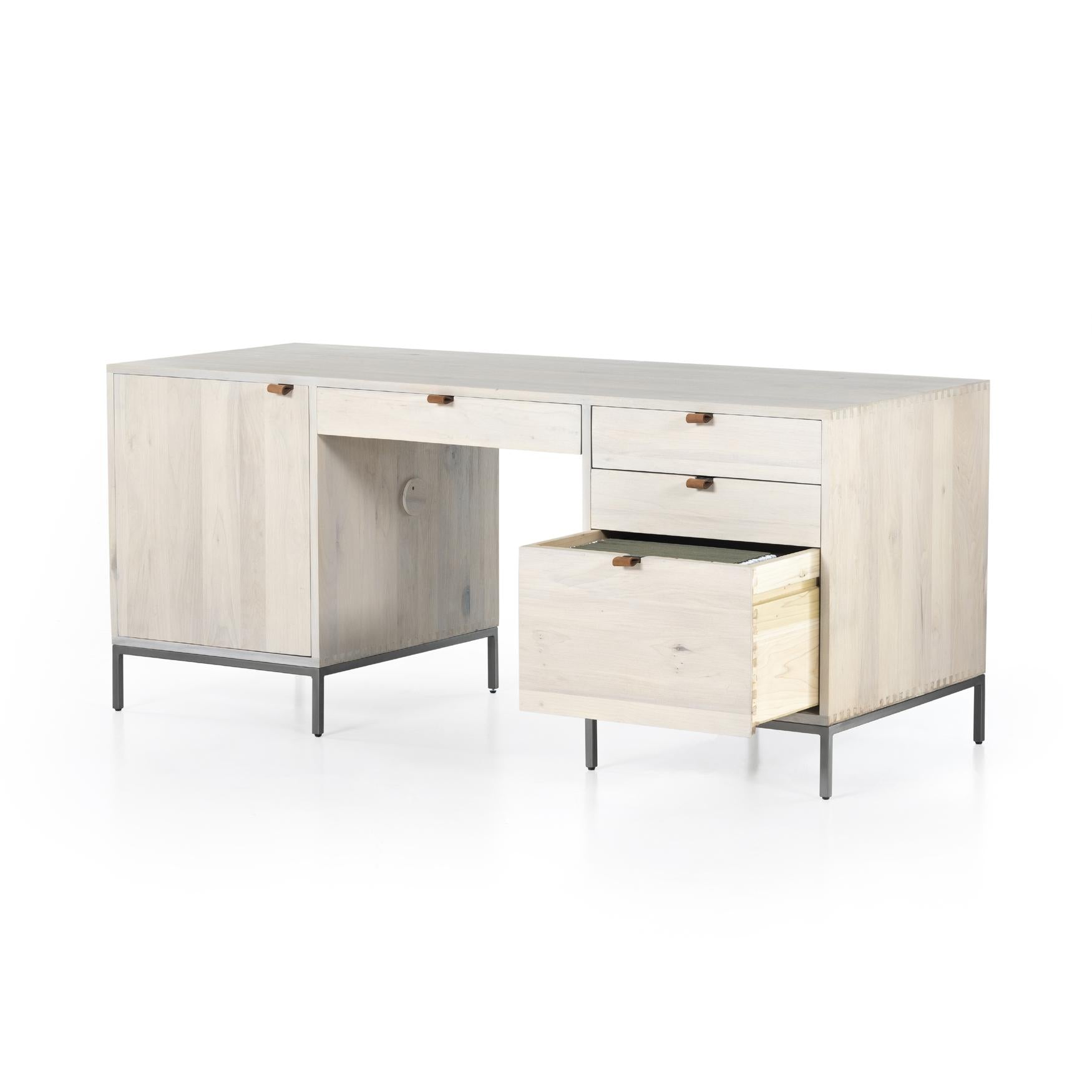 Trey Executive Desk-Dove Poplar - StyleMeGHD - Modern Home Decor