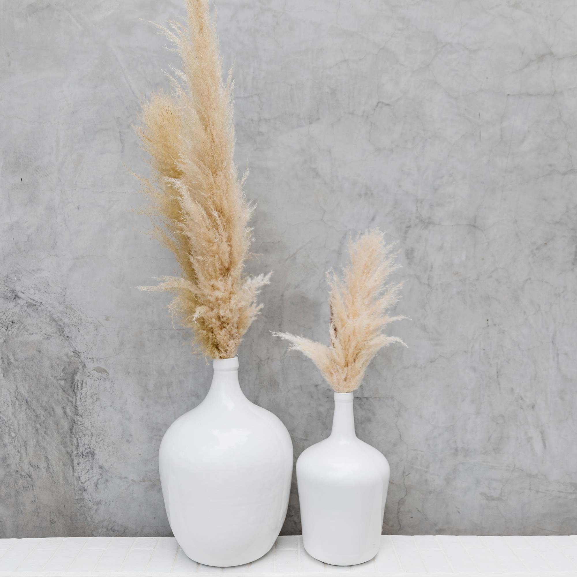 White Demi Vase - StyleMeGHD - Glass Vase Decor