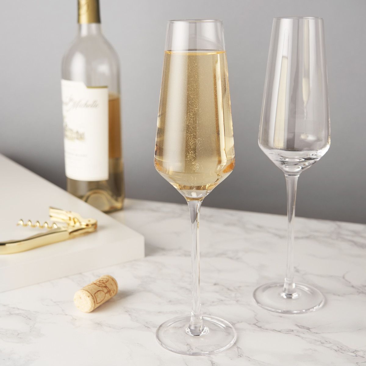 Jolie Champagne Flutes, Set of 2