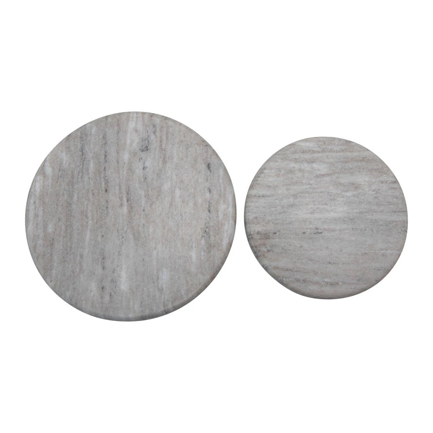 Round Marble Reversible Cutting Board