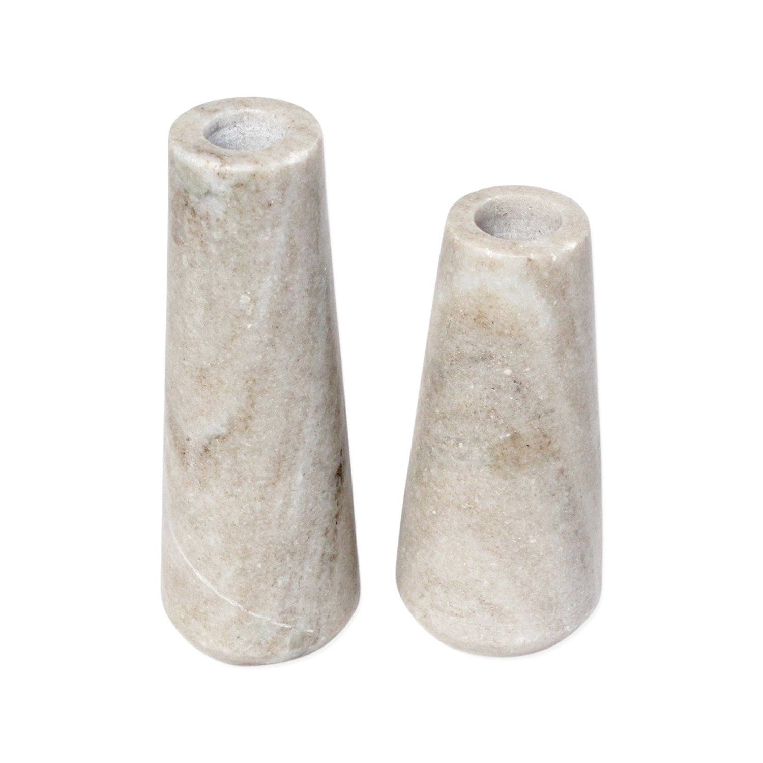 Marble Taper Candle Holders, Set of 2 - StyleMeGHD - Candles + Diffusers