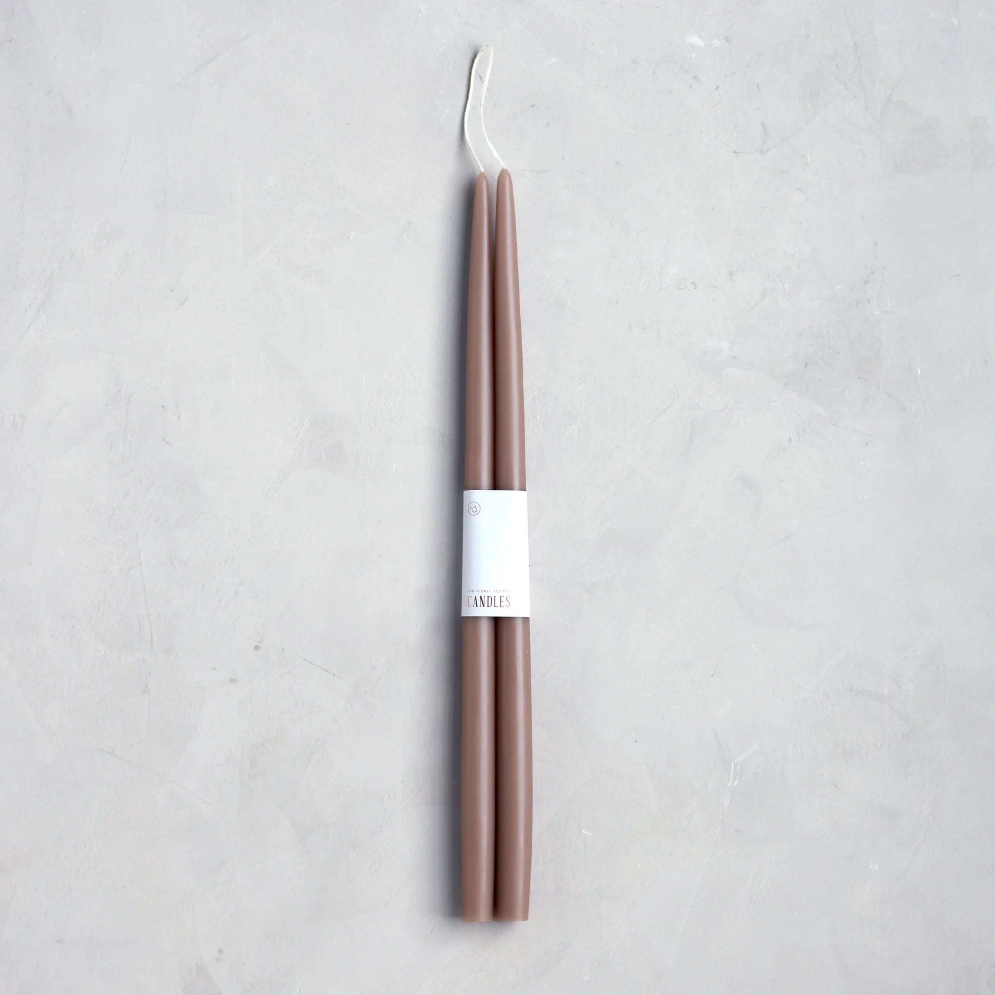 Dipped Taper Candles Greige / 18" - StyleMeGHD - Candles + Diffusers