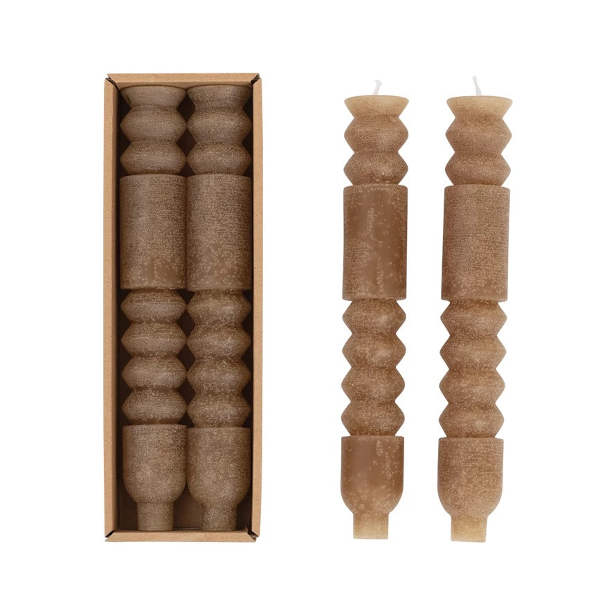 Unscented Totem Taper Candles in Box, Set of 2 - StyleMeGHD - 