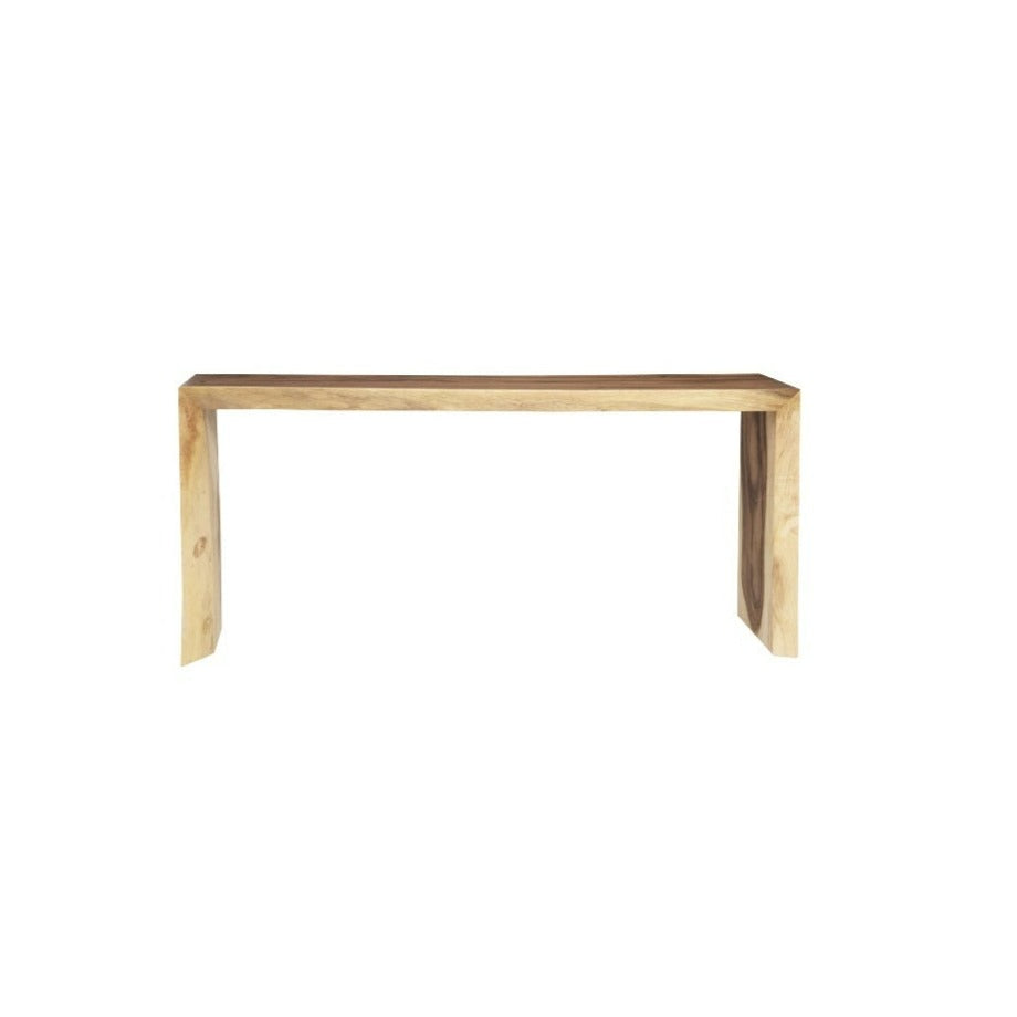 Waterfall Natural Console Table
